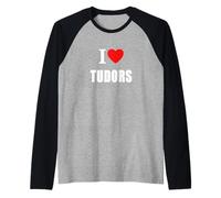Amo i Tudor per Gli Studenti di Storia Insegnanti e storici. Maglia con Maniche Raglan
