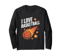 Amo Il Basket Explosive Slam Dunk Passion Maglia a Manica