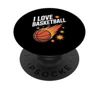 Amo il basket Explosive Slam Dunk Passion PopSockets PopGrip Adesivo
