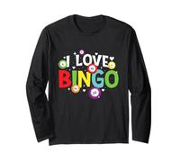 Amo Il Bingo - Gioco D'Azzardo Amante del Bingo Maglia a Manica
