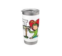 Amo il birdwatching Bicchiere termico in acciaio inox doppia parete