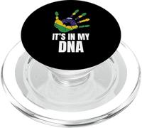 Amo il Brasile Orgoglio brasiliano È nella mia famiglia brasiliana DNA PopSockets PopGrip per MagSafe