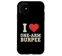Amo il Burpee Fitness con un braccio Custodia per iPhone 11