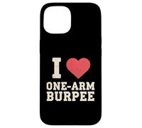 Amo il Burpee Fitness con un braccio Custodia per iPhone 15