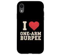 Amo il Burpee Fitness con un braccio Custodia per iPhone XR