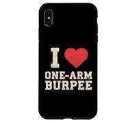 Amo il Burpee Fitness con un braccio Custodia per iPhone XS Max
