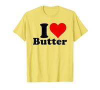 Amo Il Burro Heart Maglietta