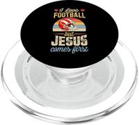 Amo il calcio ma Gesù viene prima PopSockets PopGrip per MagSafe