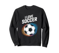 Amo il calcio Vibrant Football Passion Felpa