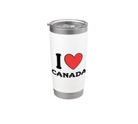 Amo il Canada Bicchiere termico in acciaio inox doppia parete