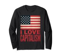 Amo Il capitalismo Maglia a Manica