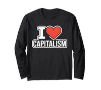 Amo Il capitalismo Maglia a Manica