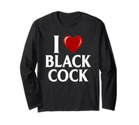 Amo Il Cazzo Nero I Cuore Cazzo Nero Maglia a Manica