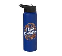 Amo il cioccolato Sweet Decadence Stainless Steel Insulated Water Bottle