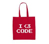 Amo Il Codice - Borsa In Tela - Sviluppatore Programmatore Tecnologia Nerd