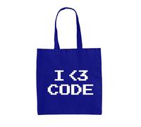 Amo Il Codice - Borsa In Tela - Sviluppatore Programmatore Tecnologia Nerd