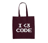 Amo Il Codice - Borsa In Tela - Sviluppatore Programmatore Tecnologia Nerd