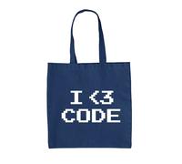 Amo Il Codice - Borsa In Tela - Sviluppatore Programmatore Tecnologia Nerd
