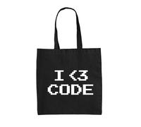 Amo Il Codice - Borsa In Tela - Sviluppatore Programmatore Tecnologia Nerd