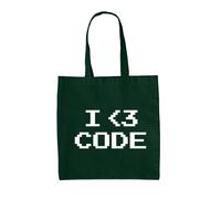 Amo Il Codice - Borsa In Tela - Sviluppatore Programmatore Tecnologia Nerd