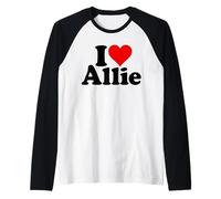 AMO IL CUORE ALLIE ALLISION ALICE Maglia con Maniche Raglan