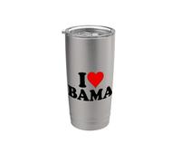 AMO IL CUORE BAMA ALABAMA Bicchiere termico in acciaio inox doppia parete