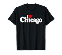 Amo Il Cuore Chicago Illinois Chi-Town Maglietta
