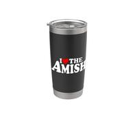 AMO IL CUORE DEGLI AMISH Bicchiere termico in acciaio inox doppia parete