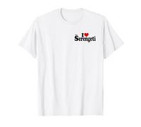 Amo Il Cuore del Serengeti Tanzania Maglietta