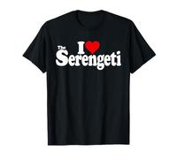 Amo Il Cuore del Serengeti Tanzania Maglietta