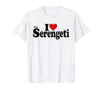 Amo Il Cuore del Serengeti Tanzania Maglietta