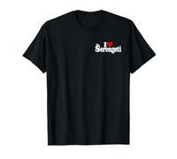 Amo Il Cuore del Serengeti Tanzania Maglietta