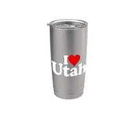 AMO IL CUORE DELLO UTAH Bicchiere termico in acciaio inox doppia parete
