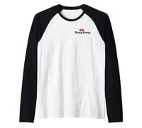 AMO IL CUORE DI HONG KONG Maglia con Maniche Raglan