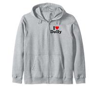 Amo Il Cuore Dolly Dolores Dorothy Felpa con Cappuccio