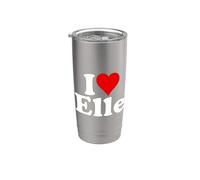 AMO IL CUORE ELLE Bicchiere termico in acciaio inox doppia parete