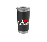AMO IL CUORE JANE AUSTEN Bicchiere termico in acciaio inox doppia parete
