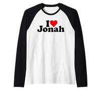 Amo Il Cuore Jonah Maglia con Maniche Raglan
