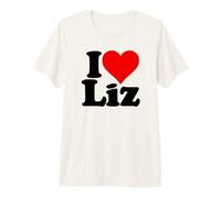 Amo Il Cuore Liz Elizabeth Eliza Lizzy Elise Lisa Maglietta Premium