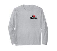 Amo Il Cuore Matilda Tilda TIL Matty Maglia a Manica
