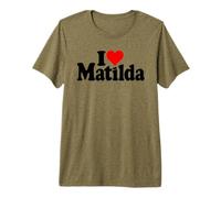 Amo Il Cuore Matilda Tilda TIL Matty Maglietta Premium
