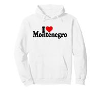 Amo Il Cuore Montenegro Felpa con Cappuccio