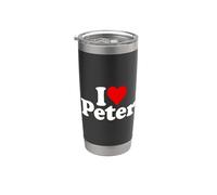 AMO IL CUORE PETER Bicchiere termico in acciaio inox doppia parete