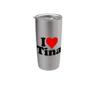 AMO IL CUORE TINA Bicchiere termico in acciaio inox doppia parete