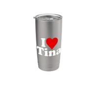 AMO IL CUORE TINA Bicchiere termico in acciaio inox doppia parete