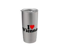AMO IL CUORE VIENNA AUSTRIA Bicchiere termico in acciaio inox doppia parete