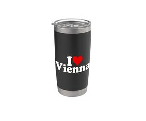 AMO IL CUORE VIENNA AUSTRIA Bicchiere termico in acciaio inox doppia parete