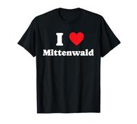 Amo Il Design a Forma di Cuore di Midwald Maglietta