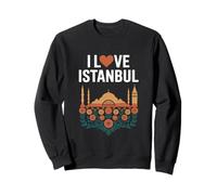 Amo il design dei monumenti culturali di Istanbul Felpa