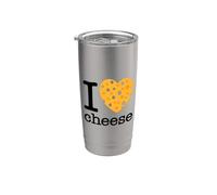 Amo il formaggio Bicchiere termico in acciaio inox doppia parete